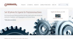 Desktop Screenshot of g-reimann.de