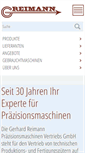 Mobile Screenshot of g-reimann.de