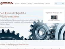 Tablet Screenshot of g-reimann.de